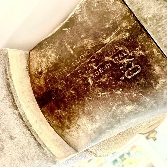 Olive Sz. 9.5 / 40 IT&EU Leather Boots - Picture 4 of 4